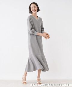 NEMIKA / ネミカ ドレス | ドロップショルダーVネックワンピース【NEMIKA】