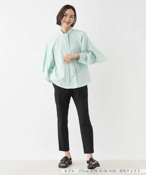 NEMIKA / ネミカ シャツ・ブラウス | 【セレモニー】フレアスリーブブラウス【NEMIKA】 | 詳細4