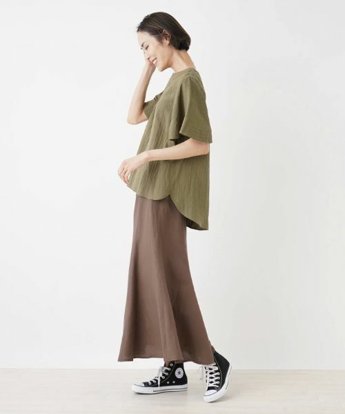 NEMIKA / ネミカ シャツ・ブラウス | 【店頭人気】キーネックブラウス【NEMIKA】 | 詳細2