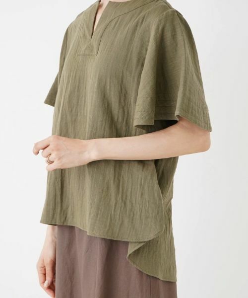 NEMIKA / ネミカ シャツ・ブラウス | 【店頭人気】キーネックブラウス【NEMIKA】 | 詳細9