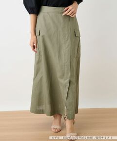 NEMIKA / ネミカ ミニ・ひざ丈スカート | ラップ風ロングスカート【NEMIKA】