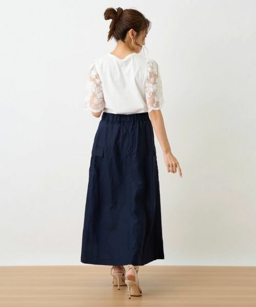 NEMIKA / ネミカ ミニ・ひざ丈スカート | ラップ風ロングスカート【NEMIKA】 | 詳細16