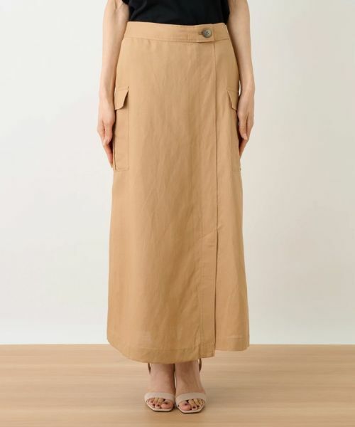 NEMIKA / ネミカ ミニ・ひざ丈スカート | ラップ風ロングスカート【NEMIKA】 | 詳細4