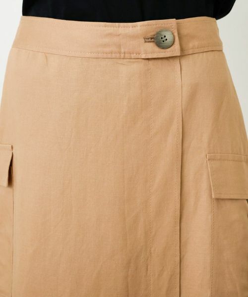 NEMIKA / ネミカ ミニ・ひざ丈スカート | ラップ風ロングスカート【NEMIKA】 | 詳細7