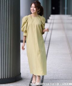 NEMIKA / ネミカ ドレス | パワーショルダーサックワンピース【NEMIKA】