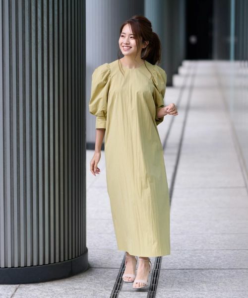 NEMIKA / ネミカ ドレス | パワーショルダーサックワンピース【NEMIKA】 | 詳細1