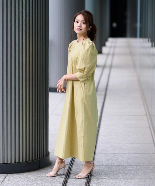 NEMIKA / ネミカ ドレス | パワーショルダーサックワンピース【NEMIKA】 | 詳細4