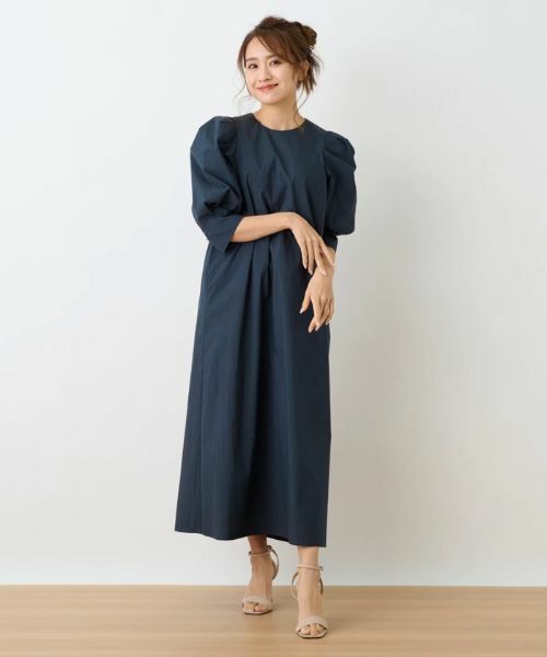 NEMIKA / ネミカ ドレス | パワーショルダーサックワンピース【NEMIKA】 | 詳細6