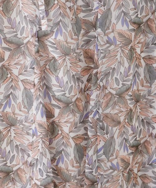 NEMIKA / ネミカ ミニ・ひざ丈スカート | リーフ柄フレアスカート【NEMIKA】 | 詳細9