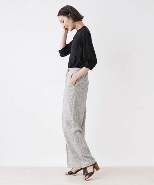 NEMIKA / ネミカ その他パンツ | 【セットアップ対応商品】ツイーディーストレートパンツ【NEMIKA】 | 詳細2