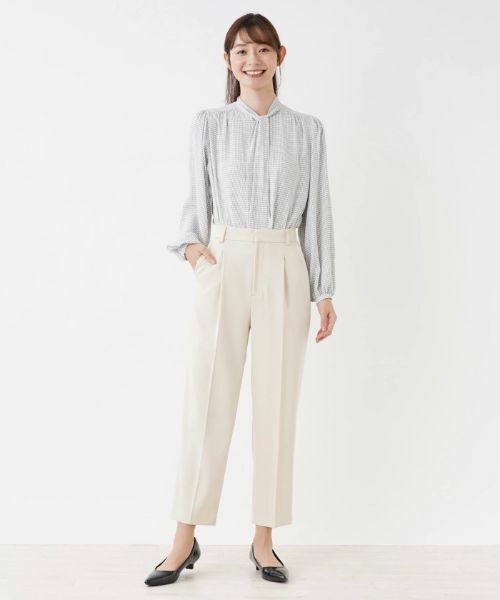 NEMIKA / ネミカ その他パンツ | ハイウエストタックパンツ【DONEEYU】 | 詳細1