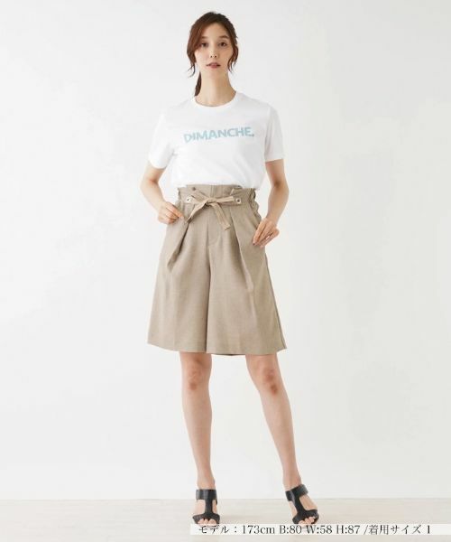 NEMIKA / ネミカ ショート・ハーフ・半端丈パンツ | ウエストベルトショートパンツ | 詳細6