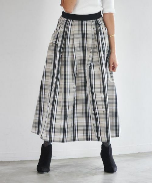 NEMIKA / ネミカ ミニ・ひざ丈スカート | チェック柄ロングスカート【NEMIKA】 | 詳細1