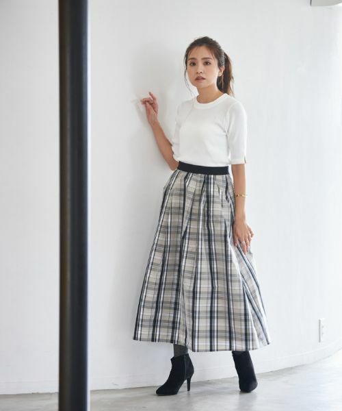 NEMIKA / ネミカ ミニ・ひざ丈スカート | チェック柄ロングスカート【NEMIKA】 | 詳細10