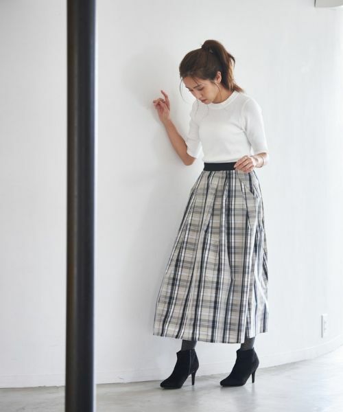NEMIKA / ネミカ ミニ・ひざ丈スカート | チェック柄ロングスカート【NEMIKA】 | 詳細11