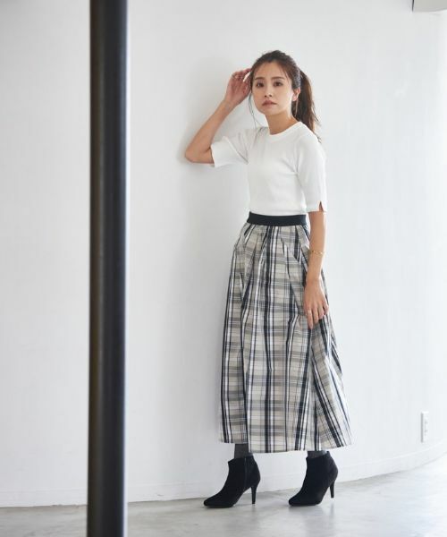 NEMIKA / ネミカ ミニ・ひざ丈スカート | チェック柄ロングスカート【NEMIKA】 | 詳細12