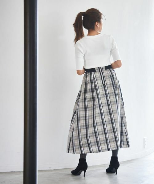 NEMIKA / ネミカ ミニ・ひざ丈スカート | チェック柄ロングスカート【NEMIKA】 | 詳細14