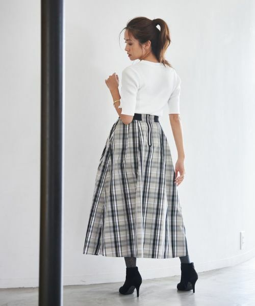 NEMIKA / ネミカ ミニ・ひざ丈スカート | チェック柄ロングスカート【NEMIKA】 | 詳細15