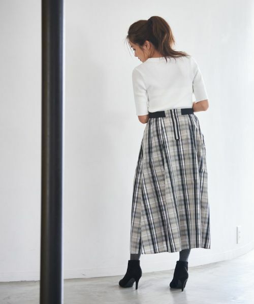 NEMIKA / ネミカ ミニ・ひざ丈スカート | チェック柄ロングスカート【NEMIKA】 | 詳細16