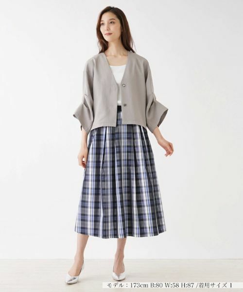 NEMIKA / ネミカ ミニ・ひざ丈スカート | チェック柄ロングスカート【NEMIKA】 | 詳細17