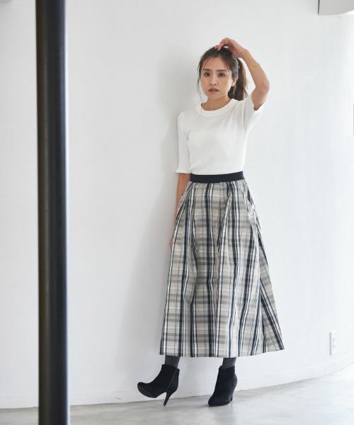 NEMIKA / ネミカ ミニ・ひざ丈スカート | チェック柄ロングスカート【NEMIKA】 | 詳細6