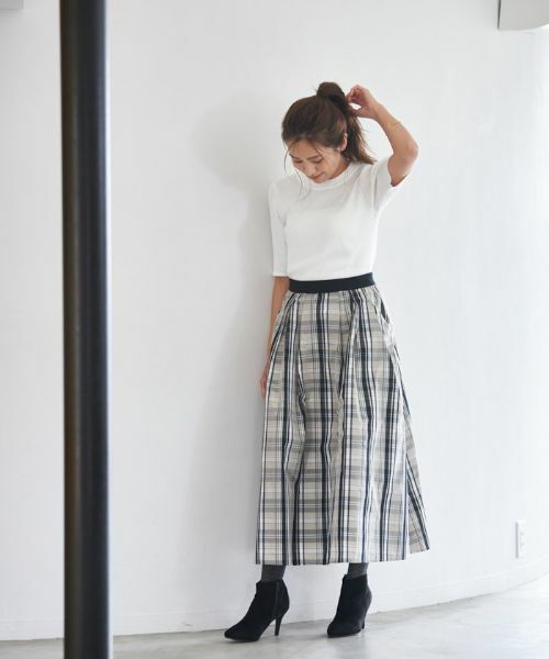 NEMIKA / ネミカ ミニ・ひざ丈スカート | チェック柄ロングスカート【NEMIKA】 | 詳細7