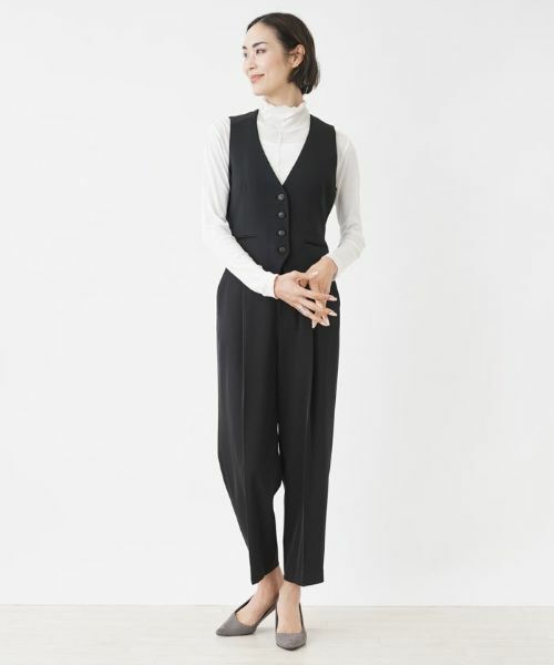 NEMIKA / ネミカ テーラードジャケット | Vネックベスト | 詳細1