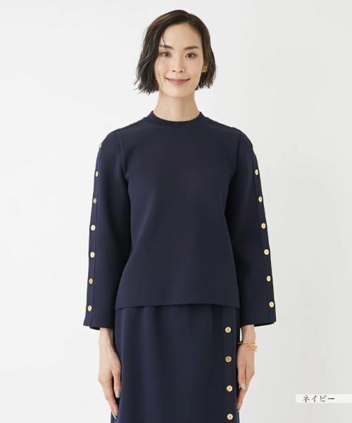 NEMIKA / ネミカ ニット・セーター | 【セットアップ対応商品】ボタンニットプルオーバー【NEMIKA】 | 詳細10