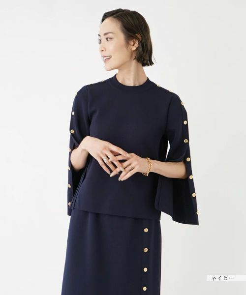 NEMIKA / ネミカ ニット・セーター | 【セットアップ対応商品】ボタンニットプルオーバー【NEMIKA】 | 詳細13