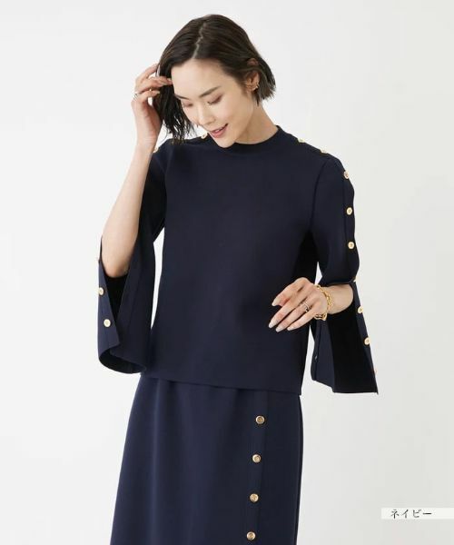 NEMIKA / ネミカ ニット・セーター | 【セットアップ対応商品】ボタンニットプルオーバー【NEMIKA】 | 詳細14