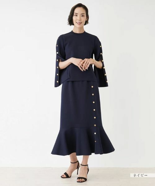 NEMIKA / ネミカ ニット・セーター | 【セットアップ対応商品】ボタンニットプルオーバー【NEMIKA】 | 詳細2