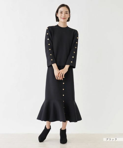 NEMIKA / ネミカ ニット・セーター | 【セットアップ対応商品】ボタンニットプルオーバー【NEMIKA】 | 詳細20