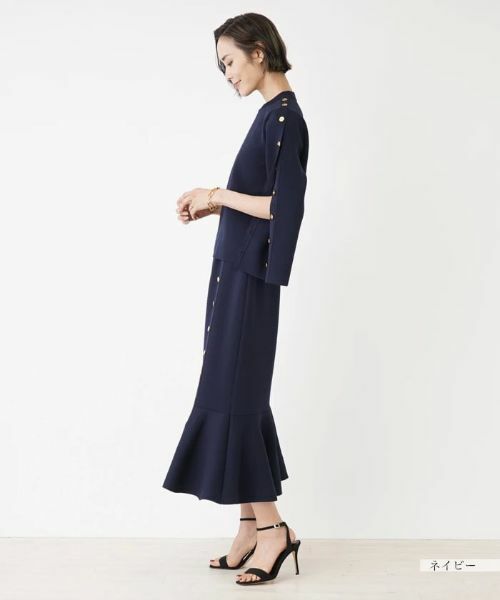 NEMIKA / ネミカ ニット・セーター | 【セットアップ対応商品】ボタンニットプルオーバー【NEMIKA】 | 詳細7