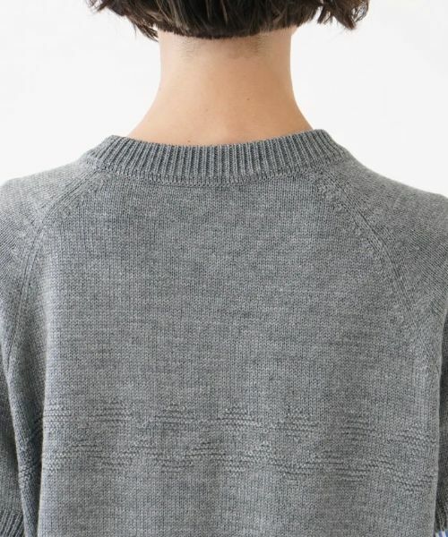 NEMIKA / ネミカ ニット・セーター | 異素材切替ニットプルオーバー【NEMIKA】 | 詳細9
