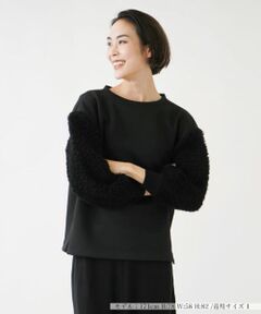 NEMIKA / ネミカ ニット・セーター | ボアスリーブプルオーバー【NEMIKA】