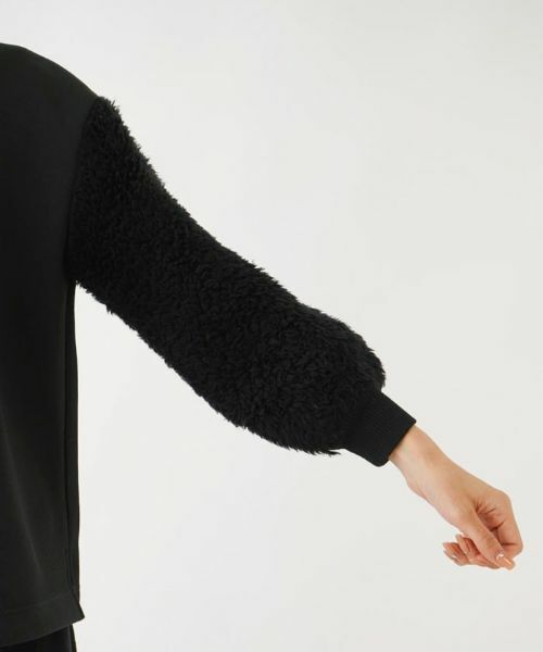 NEMIKA / ネミカ ニット・セーター | ボアスリーブプルオーバー【NEMIKA】 | 詳細10