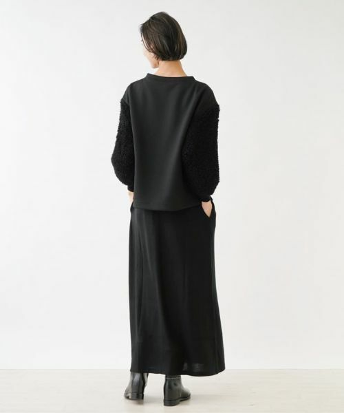 NEMIKA / ネミカ ニット・セーター | ボアスリーブプルオーバー【NEMIKA】 | 詳細3