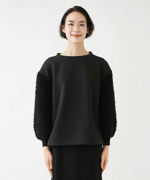 NEMIKA / ネミカ ニット・セーター | ボアスリーブプルオーバー【NEMIKA】 | 詳細4