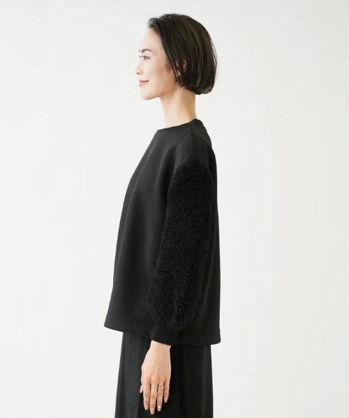 NEMIKA / ネミカ ニット・セーター | ボアスリーブプルオーバー【NEMIKA】 | 詳細5