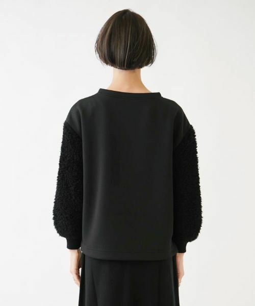 NEMIKA / ネミカ ニット・セーター | ボアスリーブプルオーバー【NEMIKA】 | 詳細6