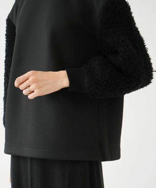 NEMIKA / ネミカ ニット・セーター | ボアスリーブプルオーバー【NEMIKA】 | 詳細9