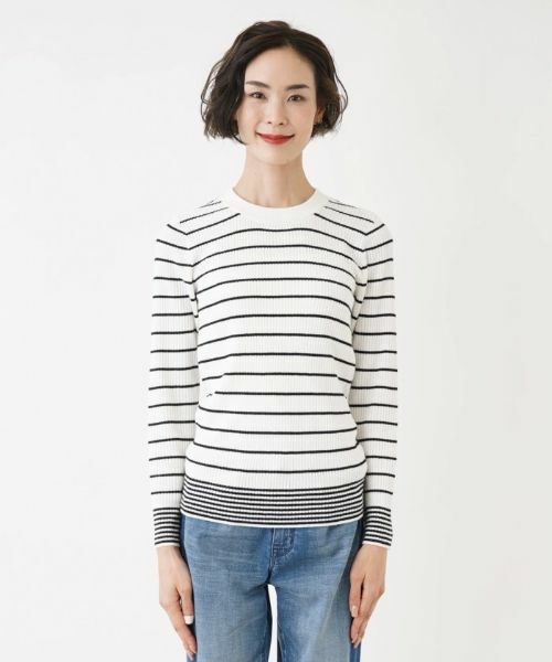 NEMIKA / ネミカ ニット・セーター | ボーダーリブニット【NEMIKA】 | 詳細4