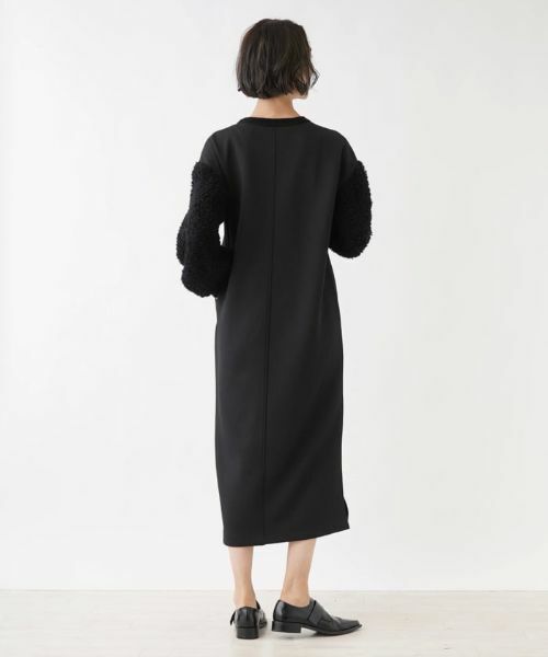 NEMIKA / ネミカ ドレス | ボアスリーブロングワンピース【NEMIKA】 | 詳細3