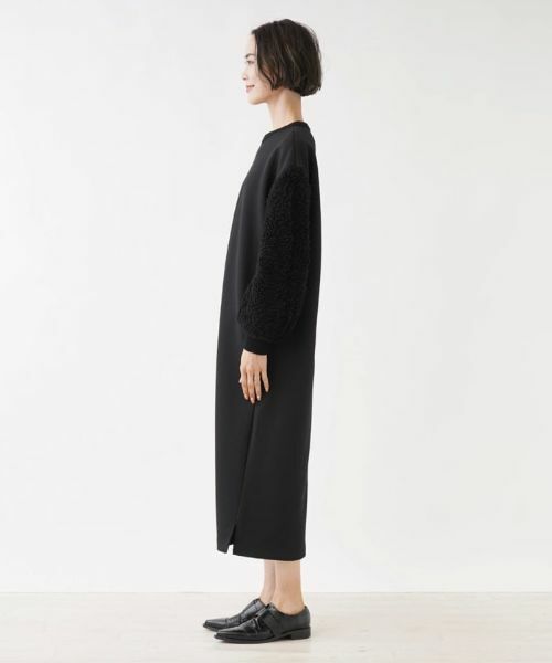 NEMIKA / ネミカ ドレス | ボアスリーブロングワンピース【NEMIKA】 | 詳細5