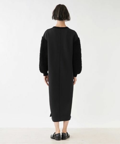 NEMIKA / ネミカ ドレス | ボアスリーブロングワンピース【NEMIKA】 | 詳細6