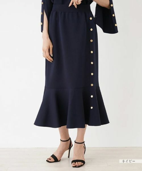 NEMIKA / ネミカ ミニ・ひざ丈スカート | 【セットアップ対応商品】マーメイドスカート【NEMIKA】 | 詳細1