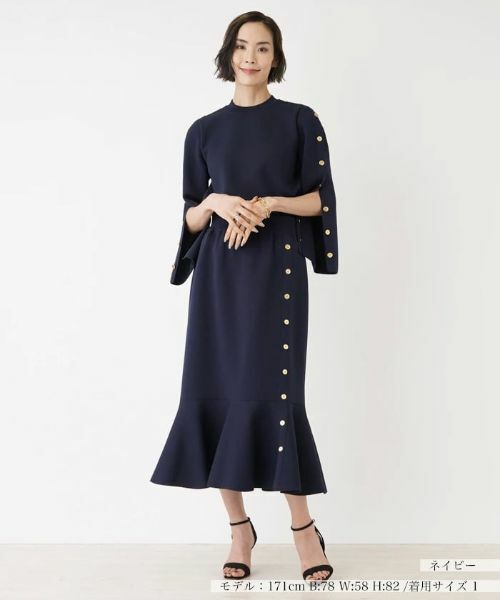 NEMIKA / ネミカ ミニ・ひざ丈スカート | 【セットアップ対応商品】マーメイドスカート【NEMIKA】 | 詳細3