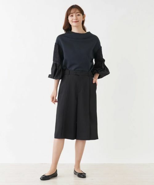 NEMIKA / ネミカ ショート・ハーフ・半端丈パンツ | タックパンツ | 詳細11