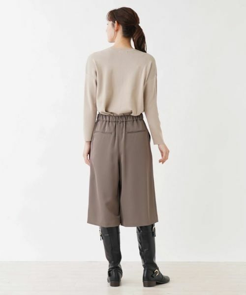 NEMIKA / ネミカ ショート・ハーフ・半端丈パンツ | タックパンツ | 詳細3