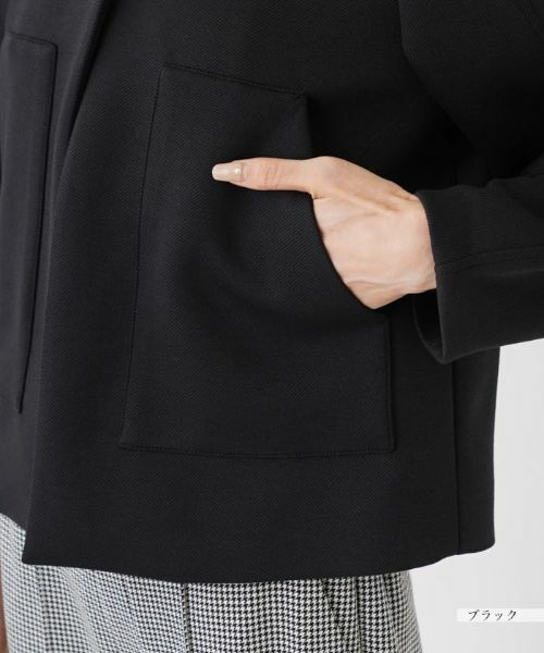 NEMIKA / ネミカ テーラードジャケット | ボックスノーカラージャケット | 詳細10